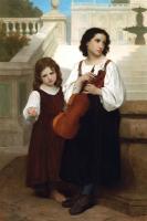 Bouguereau, William-Adolphe - Loin du pays, Far from home